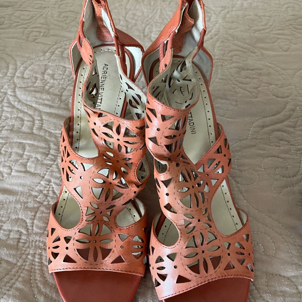 Sandals.   Zipper back.  Size 8M